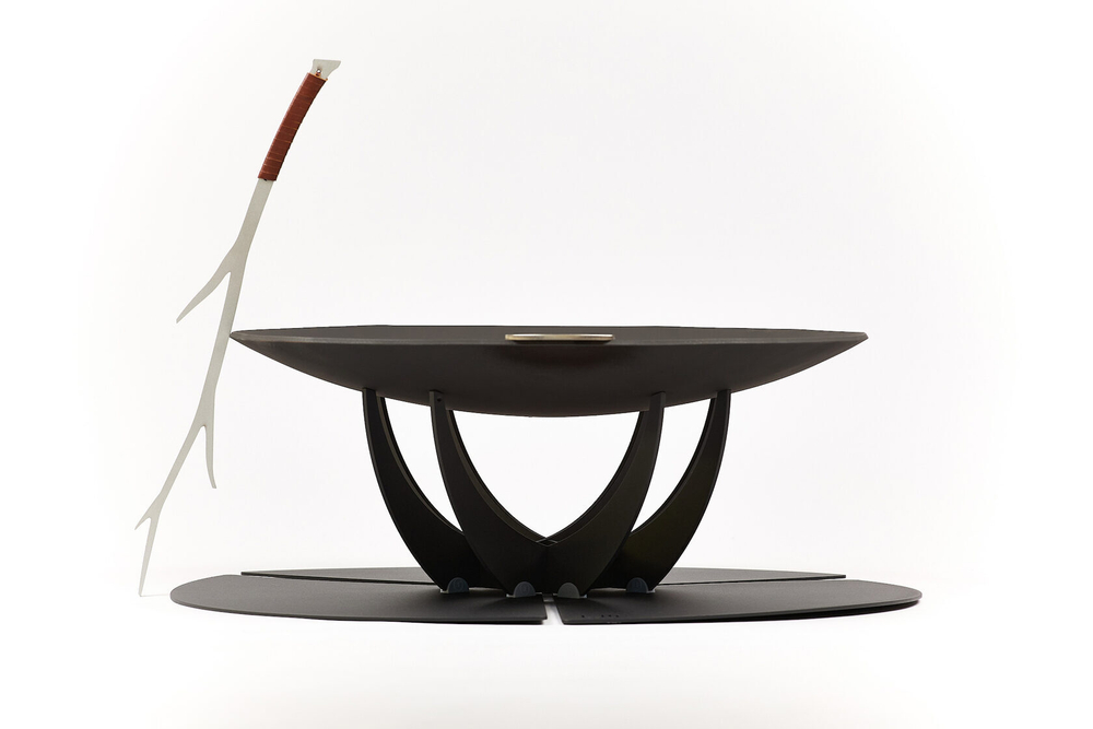 Основание для чаш Steel Plate 750 black (Up!Flame)