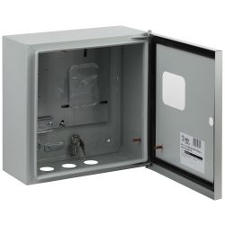 Корпус металлический навесной ЭРА SIMPLE ЩУ-1-1-0 (300х310х155) P54 У2 серый | Корпуса металлические учетно-распределительные