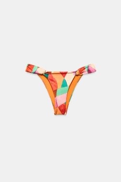 ZARA ПЛАВКИ-БИКИНИ С ПРИНТОМ, РАЗНОЦВЕТНЫЙ