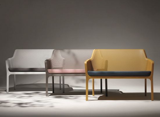 Диван Net Bench пластиковый серый Nardi Италия