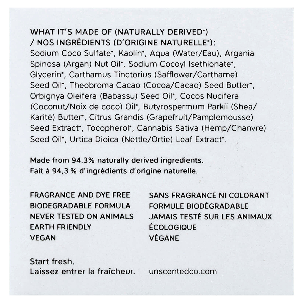 The Unscented Company, The Patch, мыльный шампунь для собак, 1 шт.