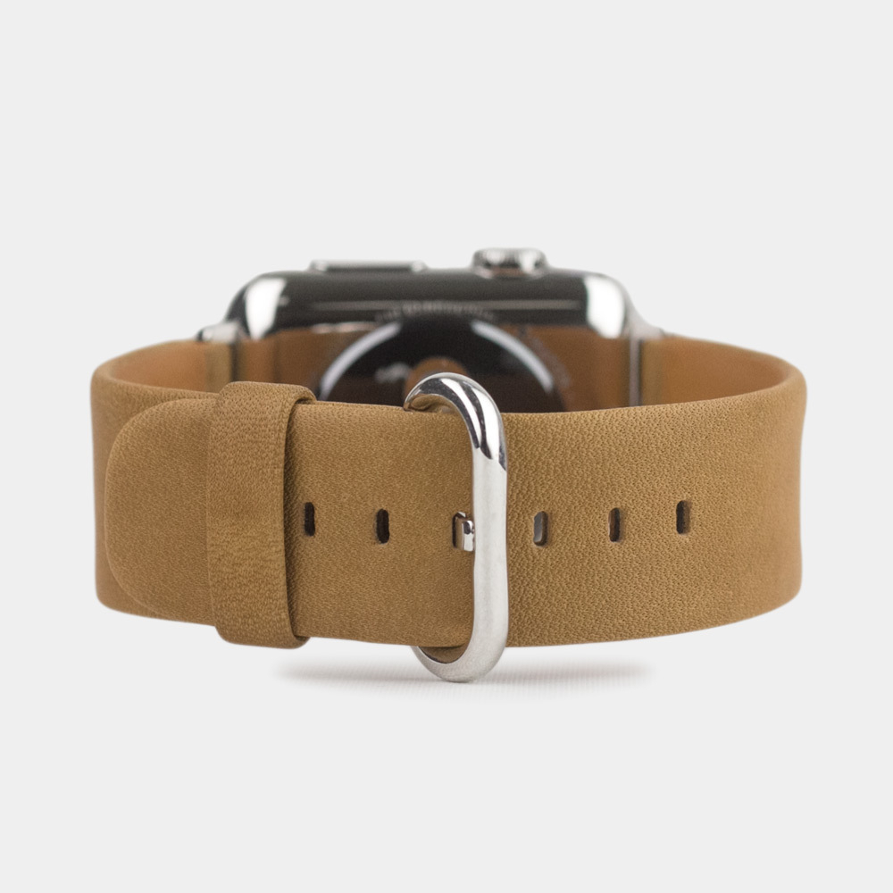 Ремешок кожаный для Apple Watch 42/44mm Classic цвета бежевый винтаж