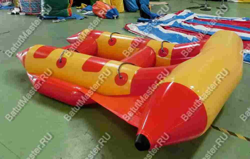 Двойной водный банан, "Красный" мест для посадки 4, без усиления