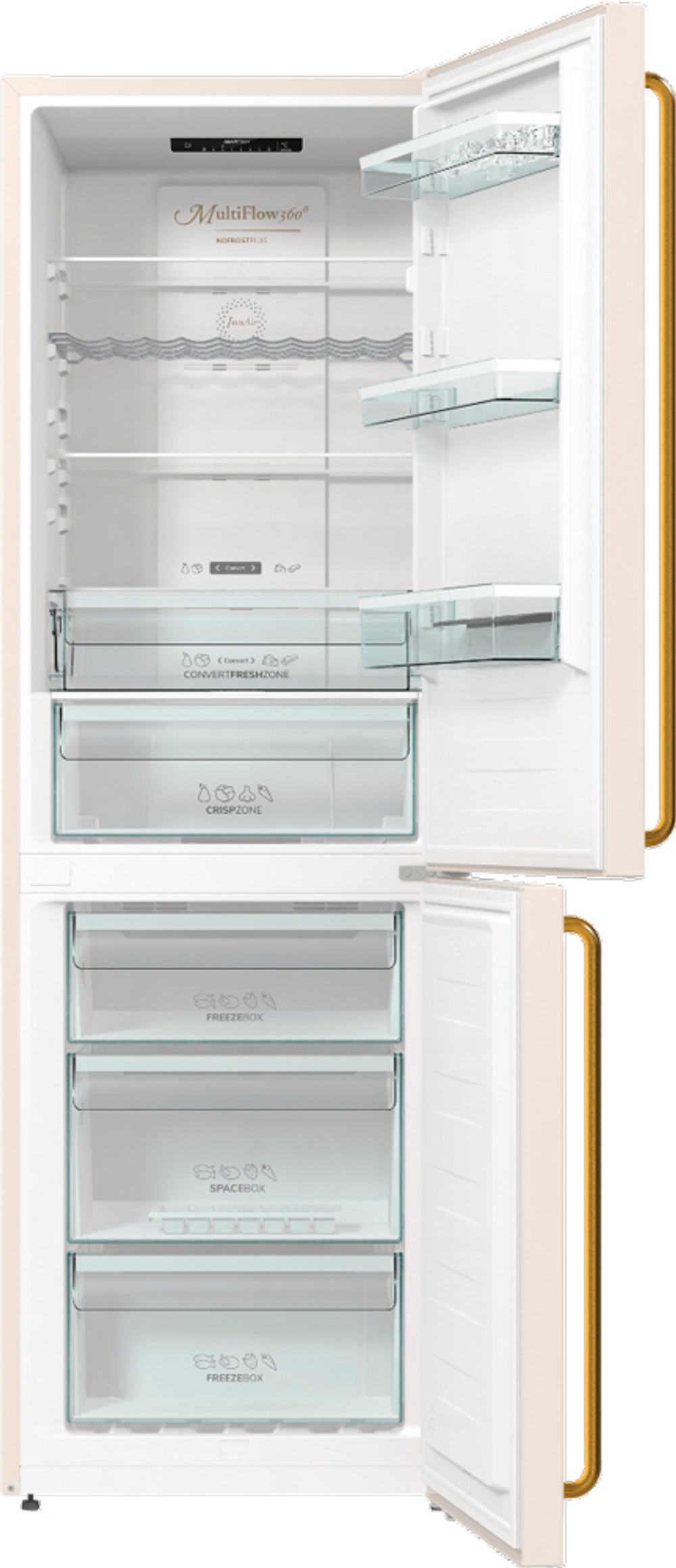 Отдельностоящий двухкамерный холодильник Gorenje NRK6192CLI