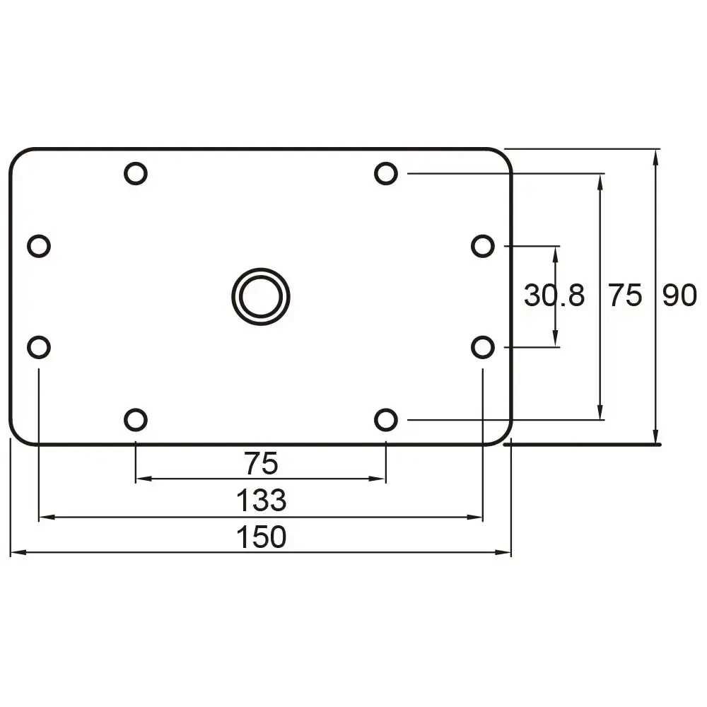 Кронштейн KUPO KS-047 5/8"(16MM) BABY RECEIVER PLATE