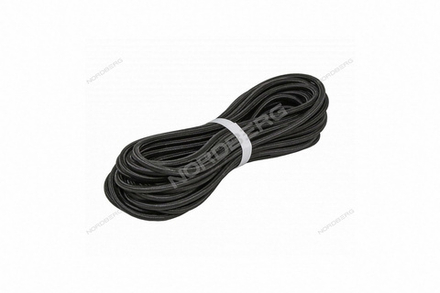 Шланг топливный резиновый в оплетке 3мм, бухта 15м. NORDBERG H0307NBR-BR_15