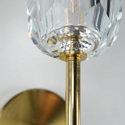 Бра Boule De Cristal Single Sconce Brass By Imperiumloft