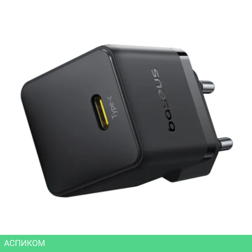 Сетевое зарядное устройство Baseus Palm 20W EU Cluster Black (P10111602113-00)