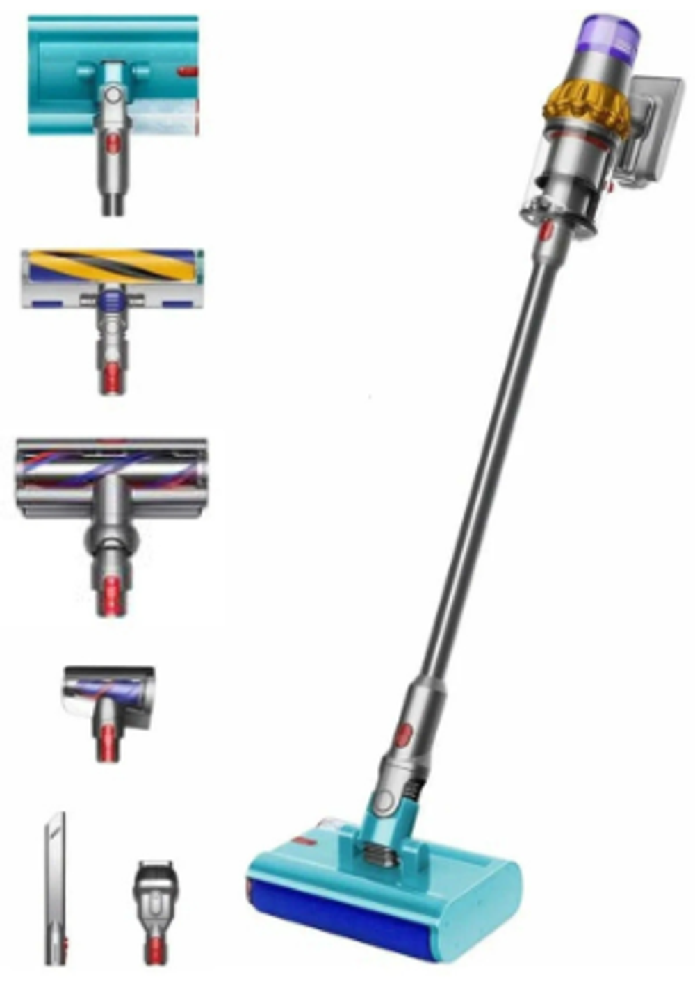 Пылесос Dyson V15s Detect Submarine (SV47) (Yellow/Nickel) EU