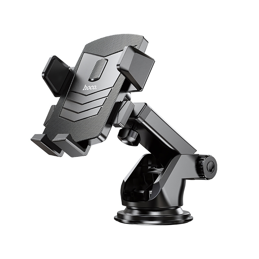 Держатель автомобильный HOCO CA83 зажимной, на присоске Black