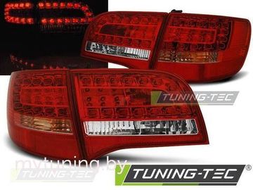 Задние фонари red white led для Audi A6 C6 avant