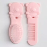 4770933 Набор детских расчесок, 2 шт., "Мишка", цвет розовый