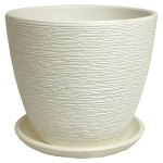 Горшок керамический Горшок Гнездо белый крокус №3