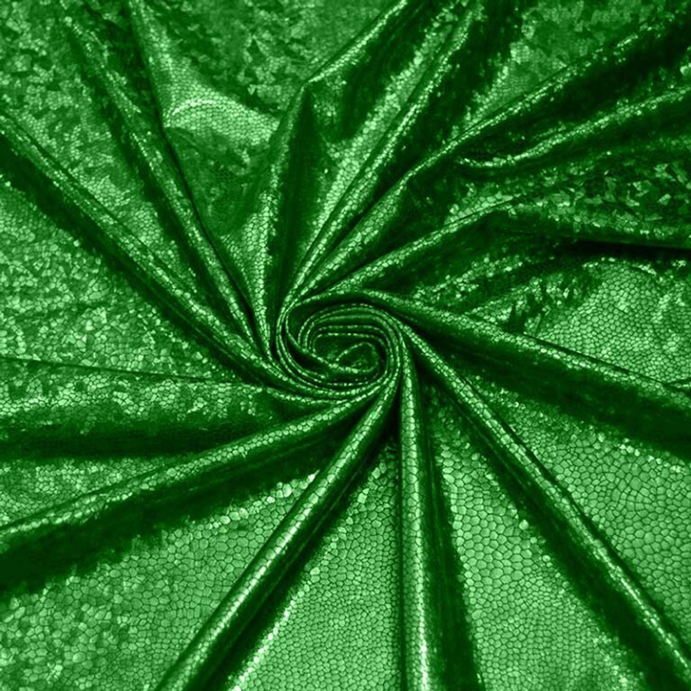 Трикотаж Голограмма, 198 гр/м2, 150 см, зелёный