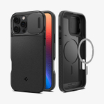 Чехол Spigen Optik Armor Magsafe, black - iPhone 16 Pro