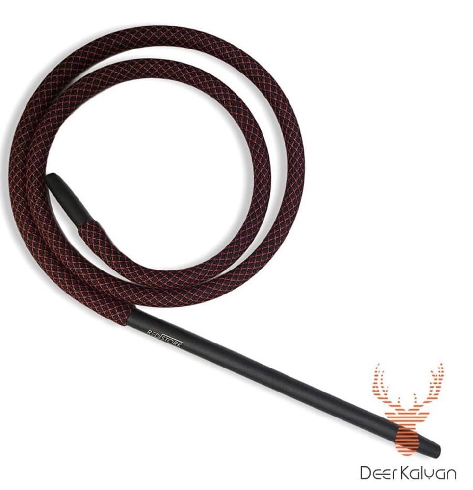 Шланг Силиконовый с Мундштуком RedStork (Black-Red)