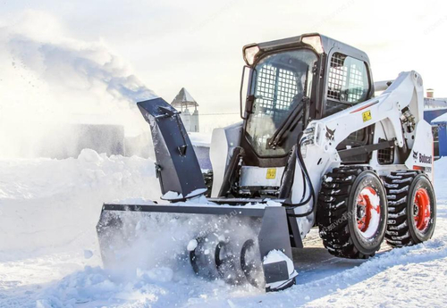 Снегометатель на Телескопический мини-погрузчик Manitou