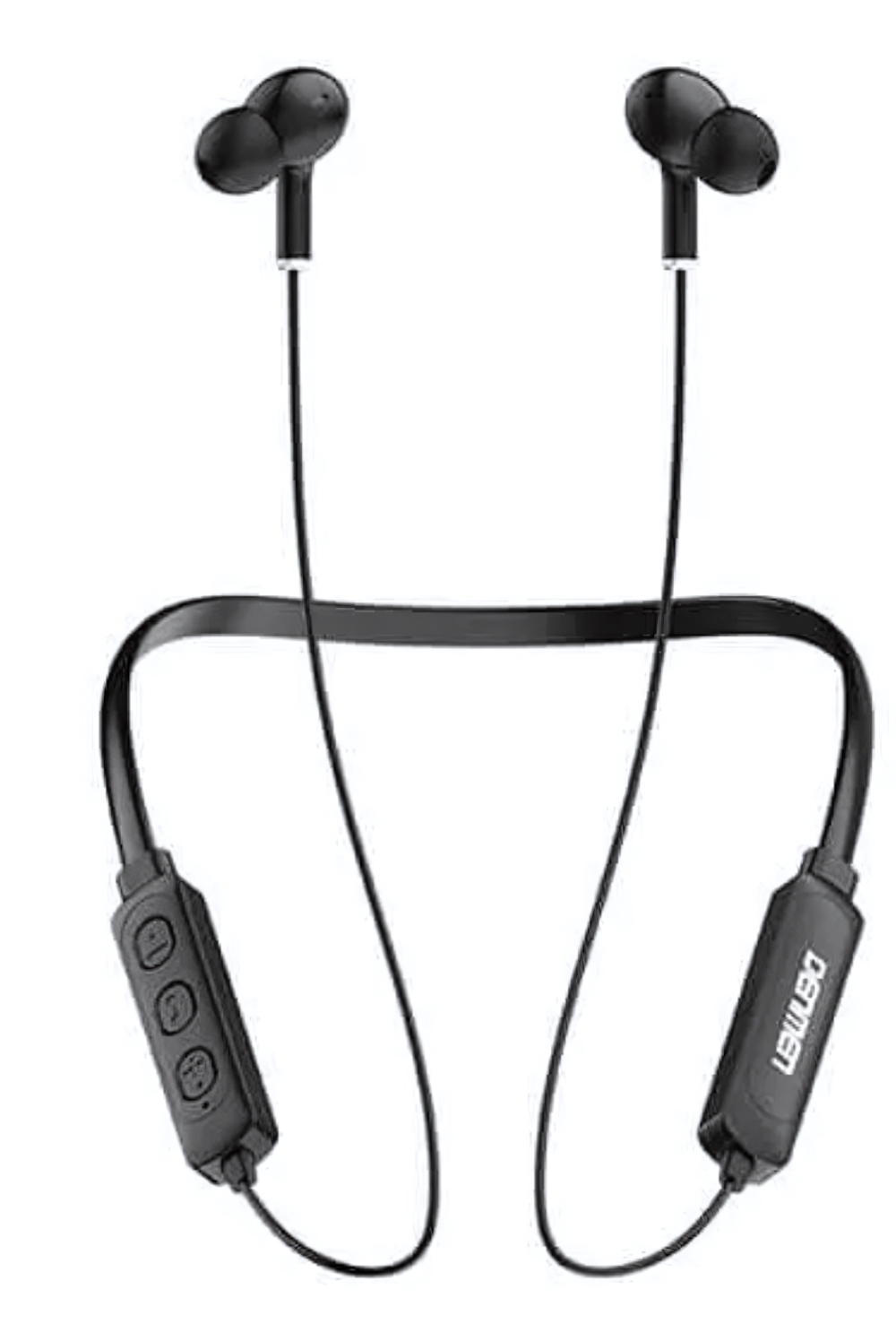 Bluetooth - гарнитура DENMEN DL02, вакуумные, BT5.0, 90mAh Black