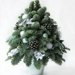 Елочка-мини белая 30 см Елочка-мини белая 30 см