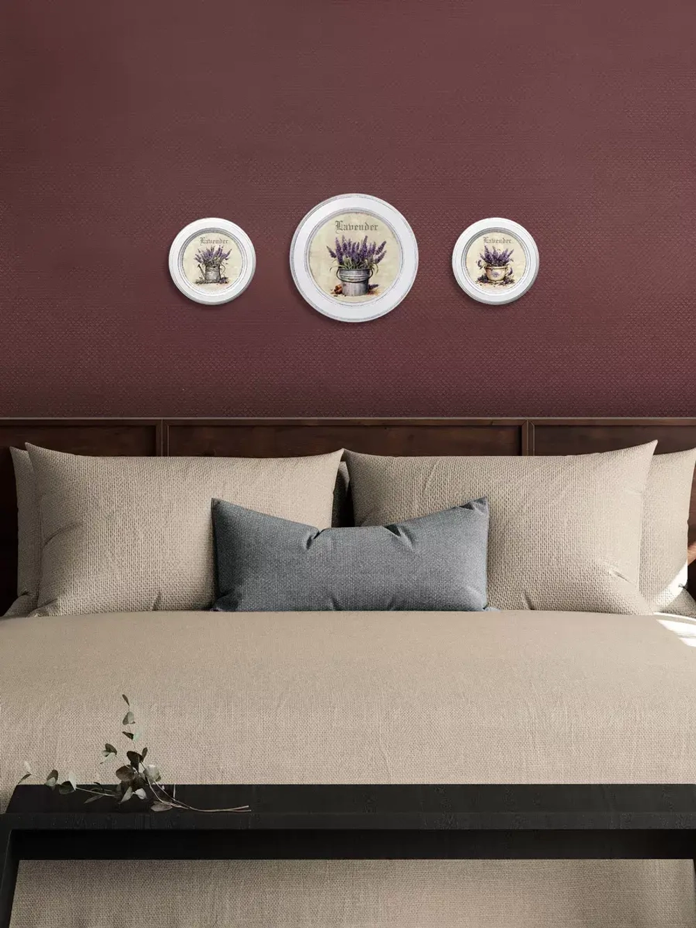 Картины на стену интерьерные на холсте 3 шт. 17.5 см