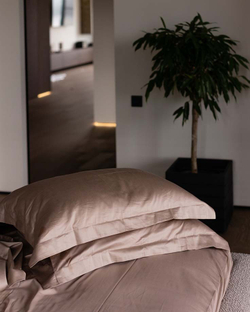 Комплект Сатин Пудровый