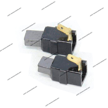 Электроугольная щетка 6х9х12 Пружина, пятак-папа в пласт. термост. корпусе (для CВ 417А)