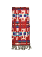 Палантин теплый с орнаментом Навахо