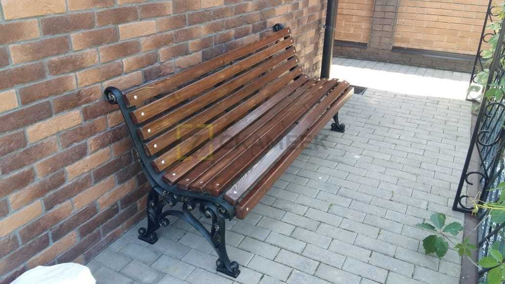 Садовая скамейка «Удача» (0,6 термоясень)