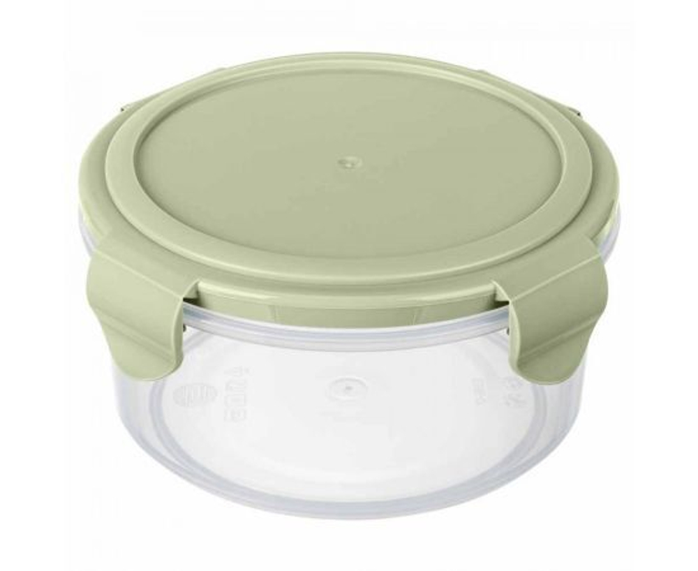 Контейнер герметичный для СВЧ SMART LOC 1,65л круглый зеленый 431160909 Phibo/Бытпласт аналог 794747