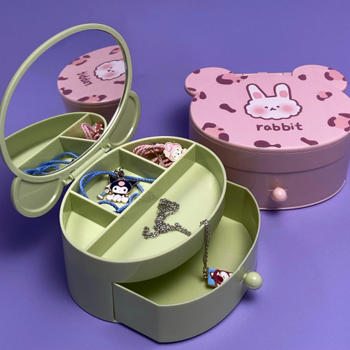 Зеркало с местом для хранения "Мишка"