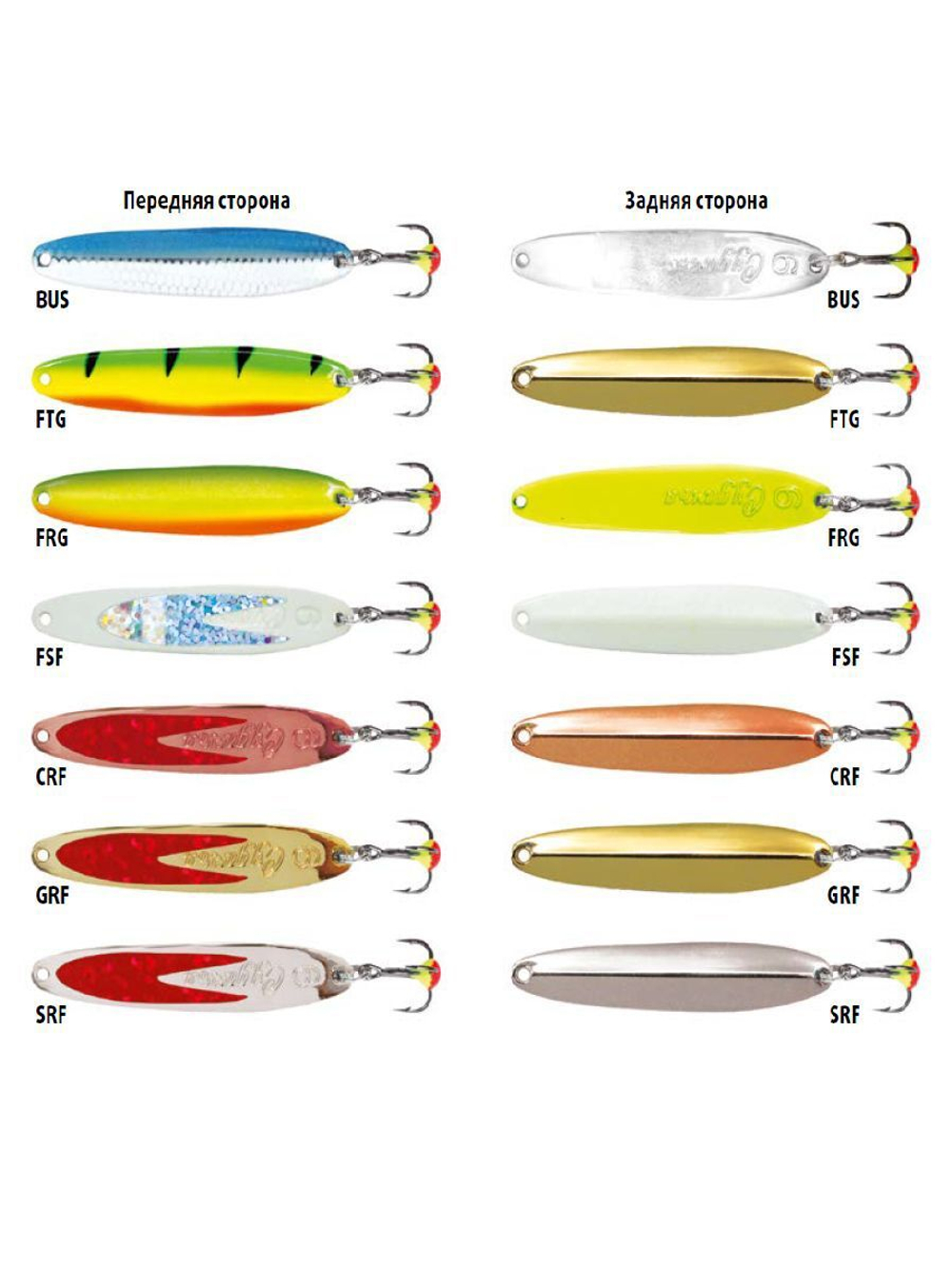 Блесна вертикальная Судачья WSU060008FRG 1 штука