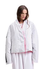 Куртка двустороняя TULUP white/red