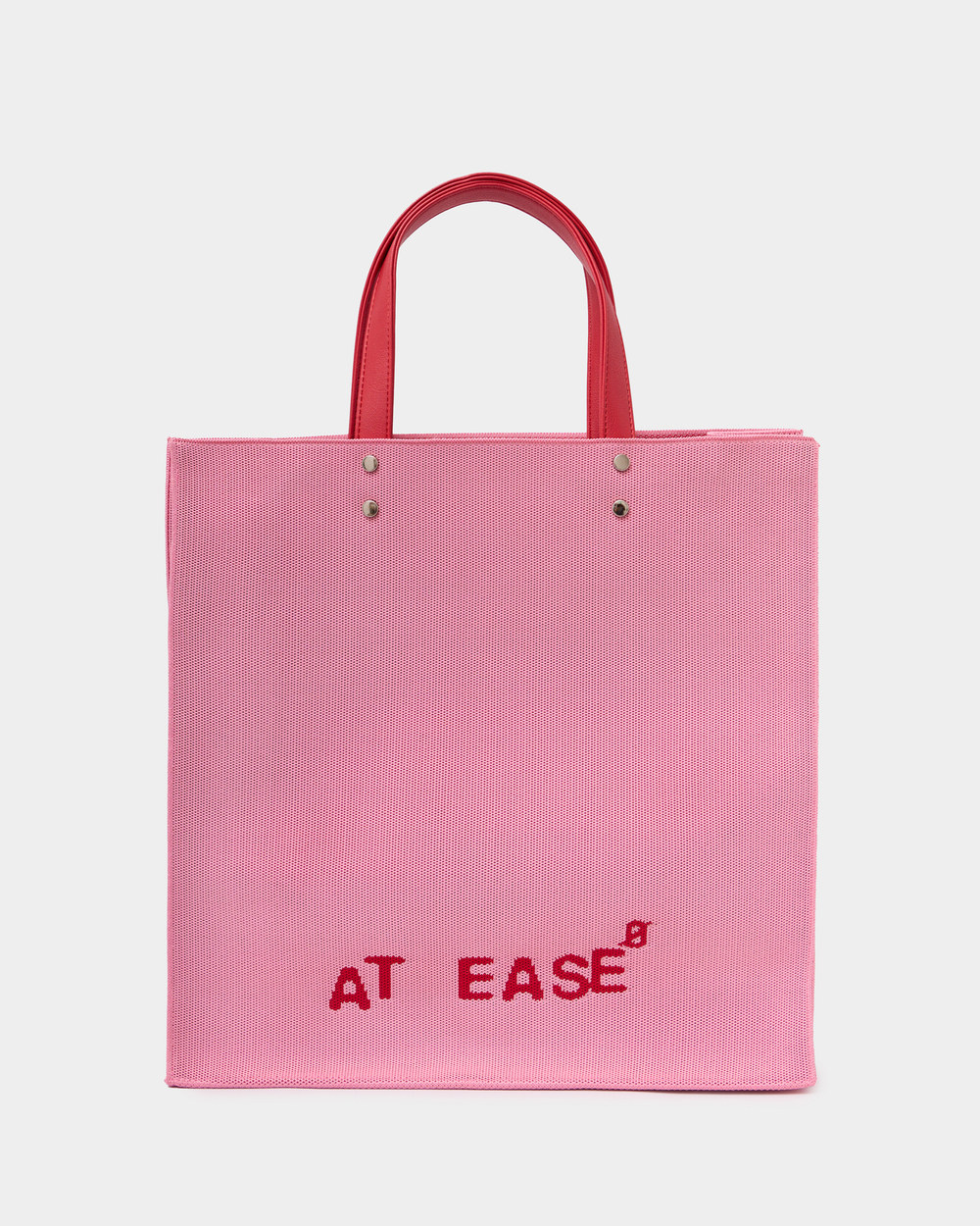 Текстильная сумка At Ease (красный-розовый)