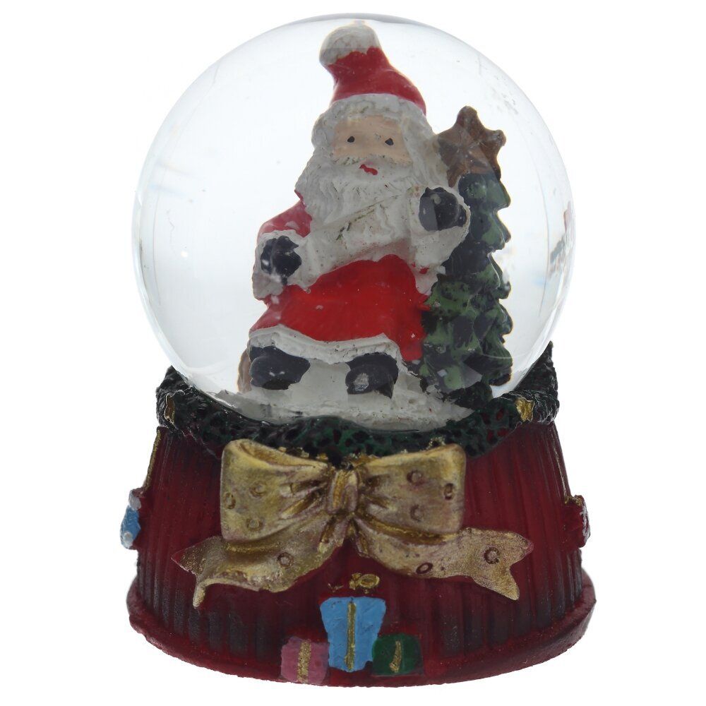GAEM Фигурка декор в стекл шаре "Дед Мороз", D 4.5 см, L5 W5 H6 см, 4в.