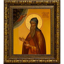 Даниил Печерский старец преподобный. Икона на холсте.