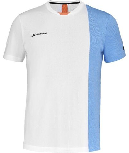 Футболка для мальчика теннисная Babolat Play Crew Neck Boy - разноцветный