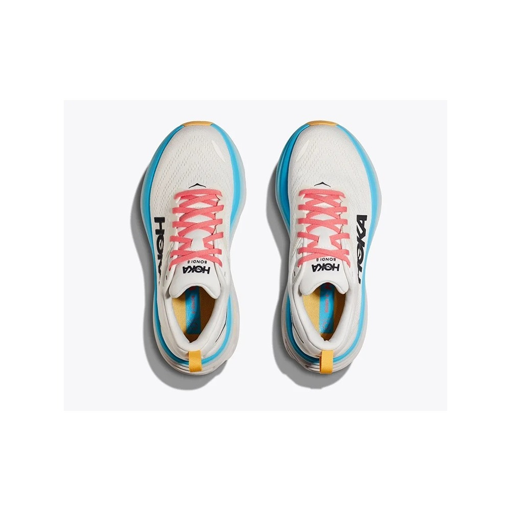 Кроссовки женские HOKA W BONDI 8 Blanc De Blanc / Swim Day