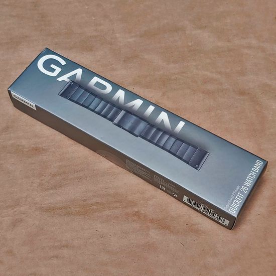 Garmin Quickfit 26 mm Carbon Gray DLC Titanium браслет титановый (010-12741-01)