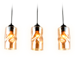 Подвесной светильник TR3556/3 BK/TI черный/янтарь E27 max 40W 570*110*1200