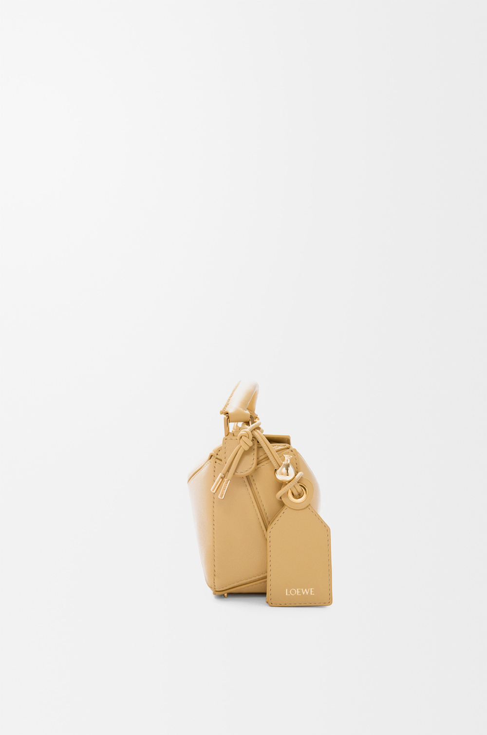 Loewe Сумка-мини Puzzle Featherlight из овечьей кожи наппа, цвет сливочного масла