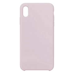 Силиконовый чехол Silicon Case WS для iPhone XR (Бежево-розовый)