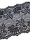 03-249 Кружево эластичное 23 см, черный 170