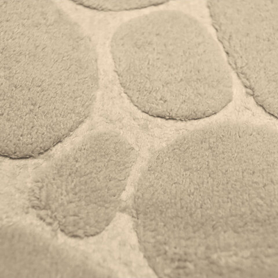 Коврик для туалета Roomis Камни 50*50см, бежевый