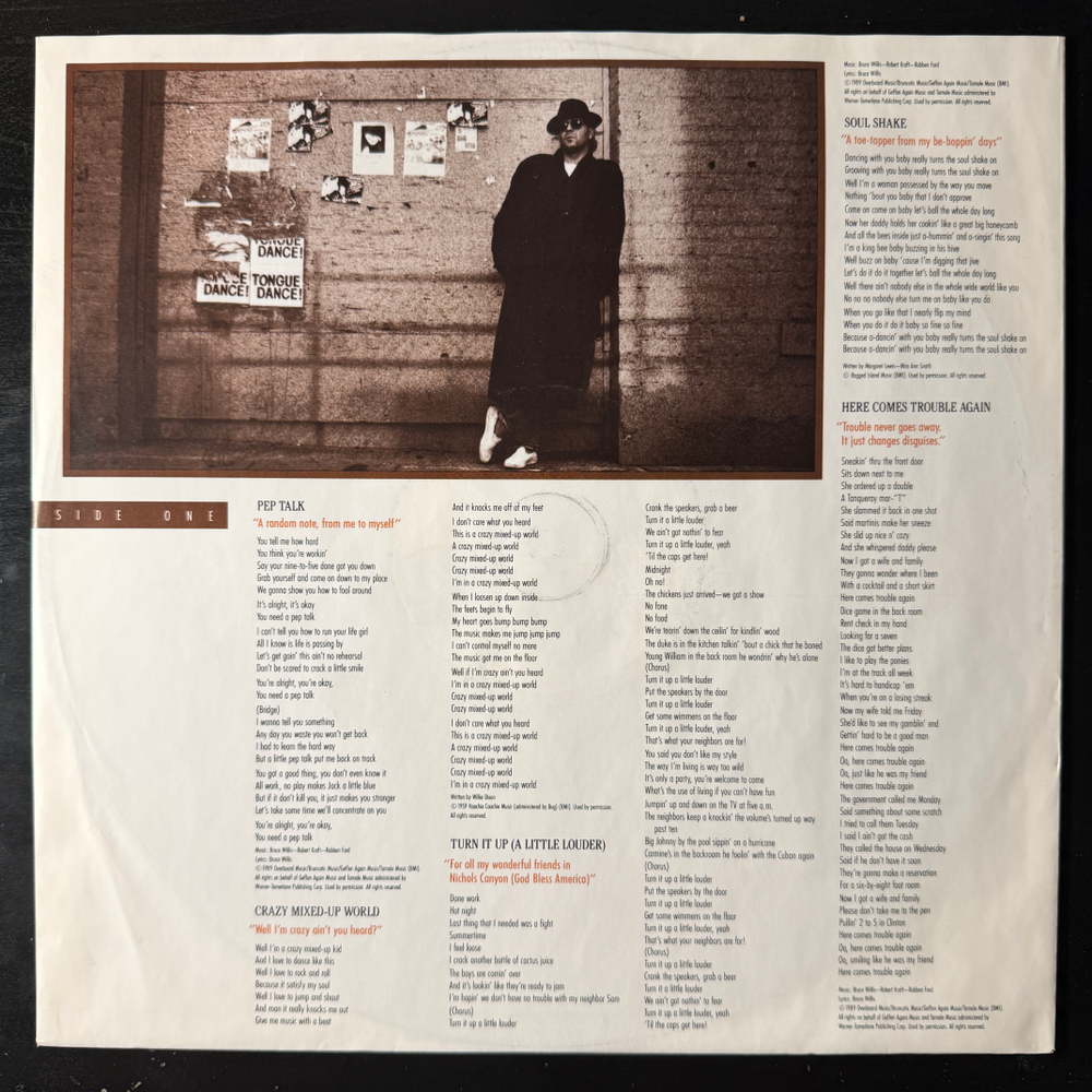 Bruce Willis ‎– If It Don't Kill You, It Just Makes You Stronger (Германия 1989г.)