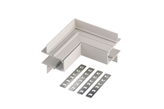 20AZ O90-W (1/50) Внешний угловой соединитель для встраиваемого шинопровода