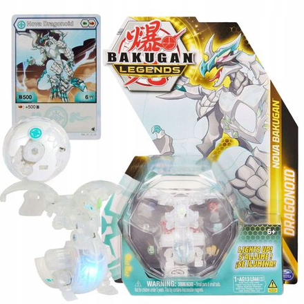 Фигурка Bakugan Legends Nova Dragonoid - Игровой набор светящаяся фигурка и карта - Бакуган 6065724 20139748