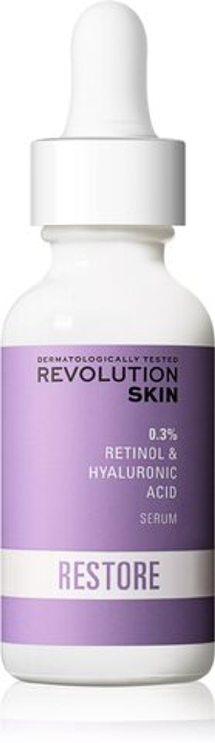 Revolution Skincare Retinol 0.3% - сыворотка против морщин с ретинолом и гиалуроновой кислотой /   30  ml  / GTIN 5057566467322