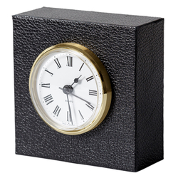 Часы настольные в футляре (натуральная кожа)