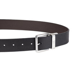 Ремень Calvin Klein Pebbled Leather Reversible Jean Belt Black / Brown
