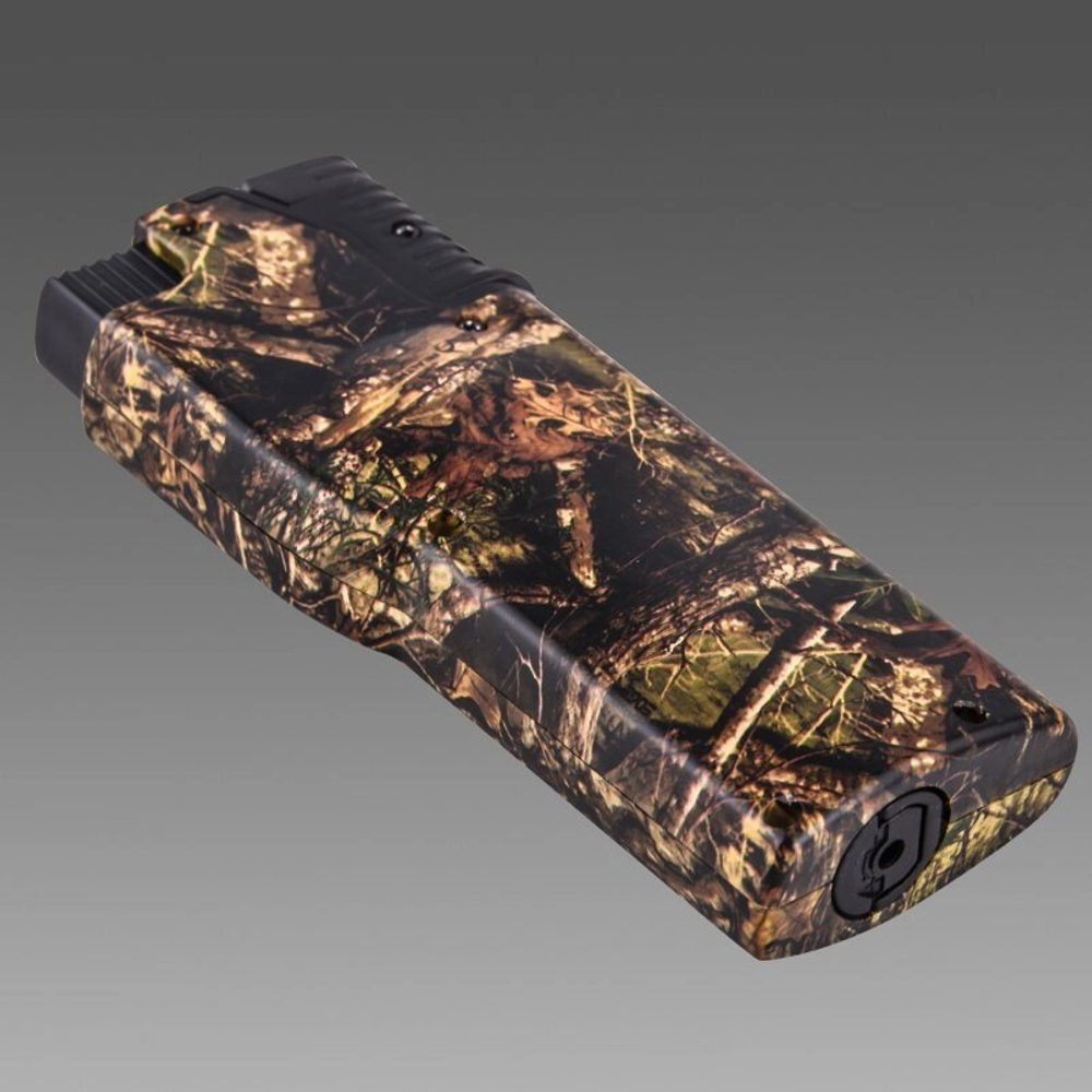 Универсальная походная зажигалка в камуфляже RealTree Advantage Timber. Газ